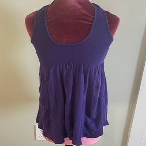 Free People Racerback Tank Purple SZ M